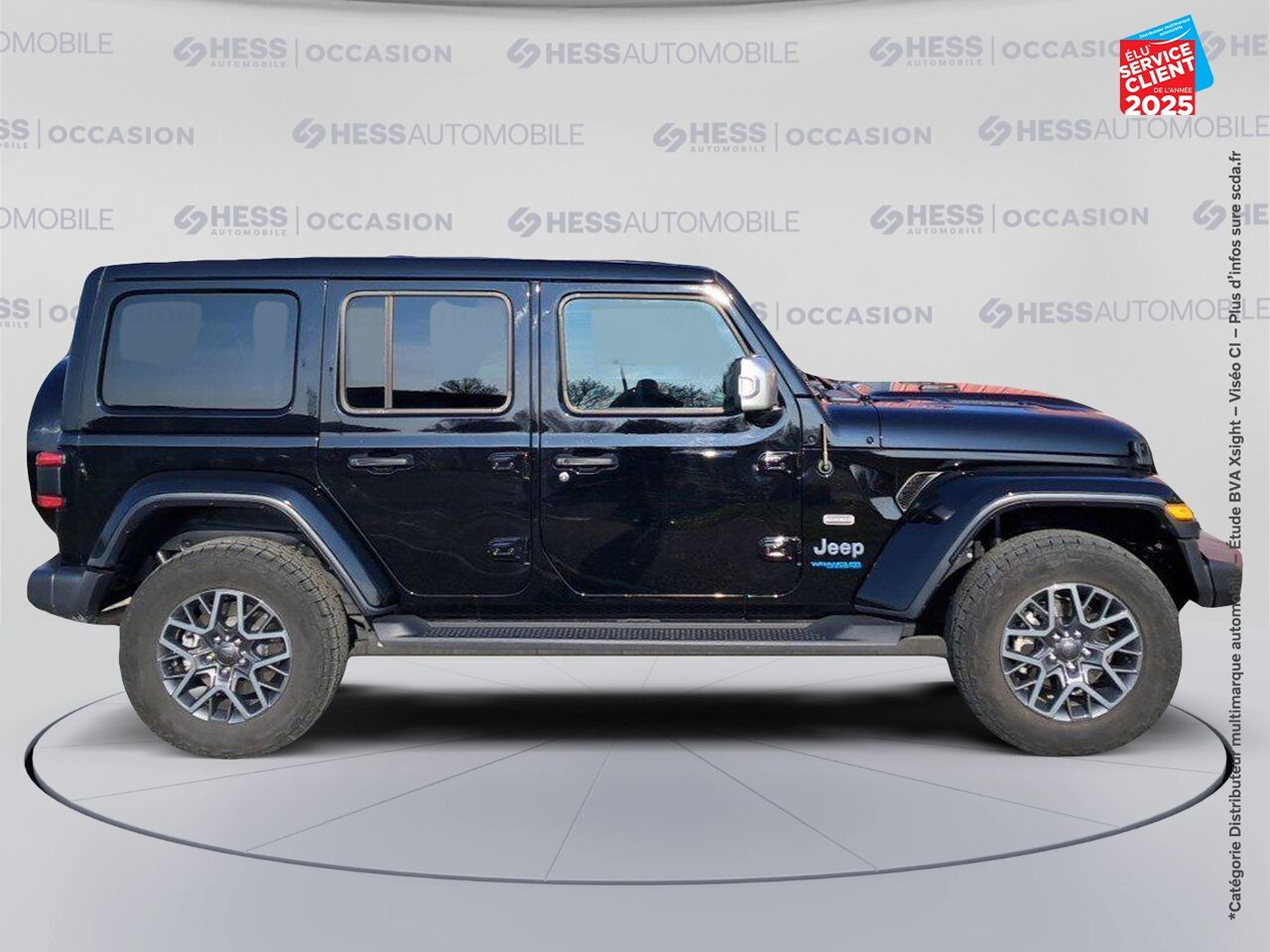 Véhicule d'occasion JEEP WRANGLER UNLIMITED 2.0 T 380CH 4XE OVERLAND COMMAND-TRAC MY22 chez Renault Sélestat