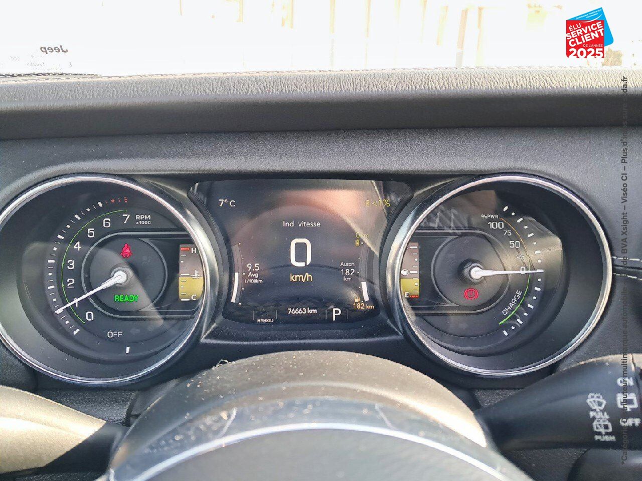 Véhicule d'occasion JEEP WRANGLER UNLIMITED 2.0 T 380CH 4XE OVERLAND COMMAND-TRAC MY22 chez Renault Sélestat