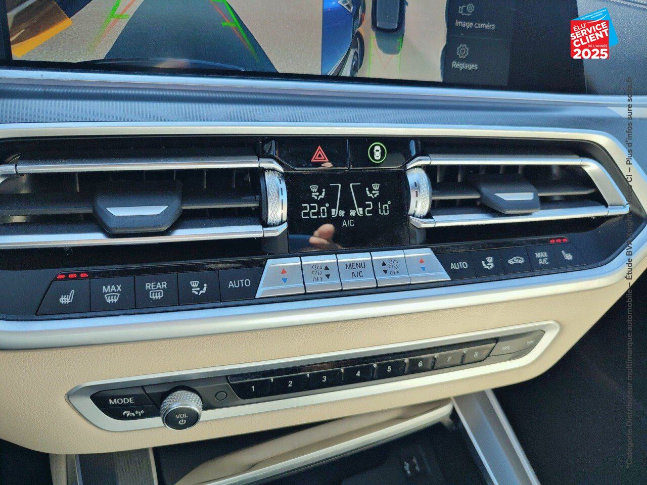 Véhicule d'occasion BMW X5 XDRIVE30D 286CH XLINE SIEGES CHAUF/CUIR VOLANT CHAUF GPS CAMERA CARPLAY chez Jaguar Nancy