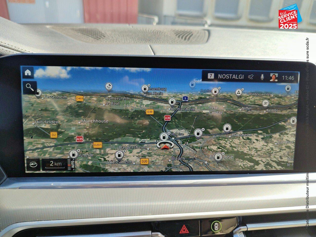 Véhicule d'occasion BMW X5 XDRIVE30D 286CH XLINE SIEGES CHAUF/CUIR VOLANT CHAUF GPS CAMERA CARPLAY chez Jaguar Nancy
