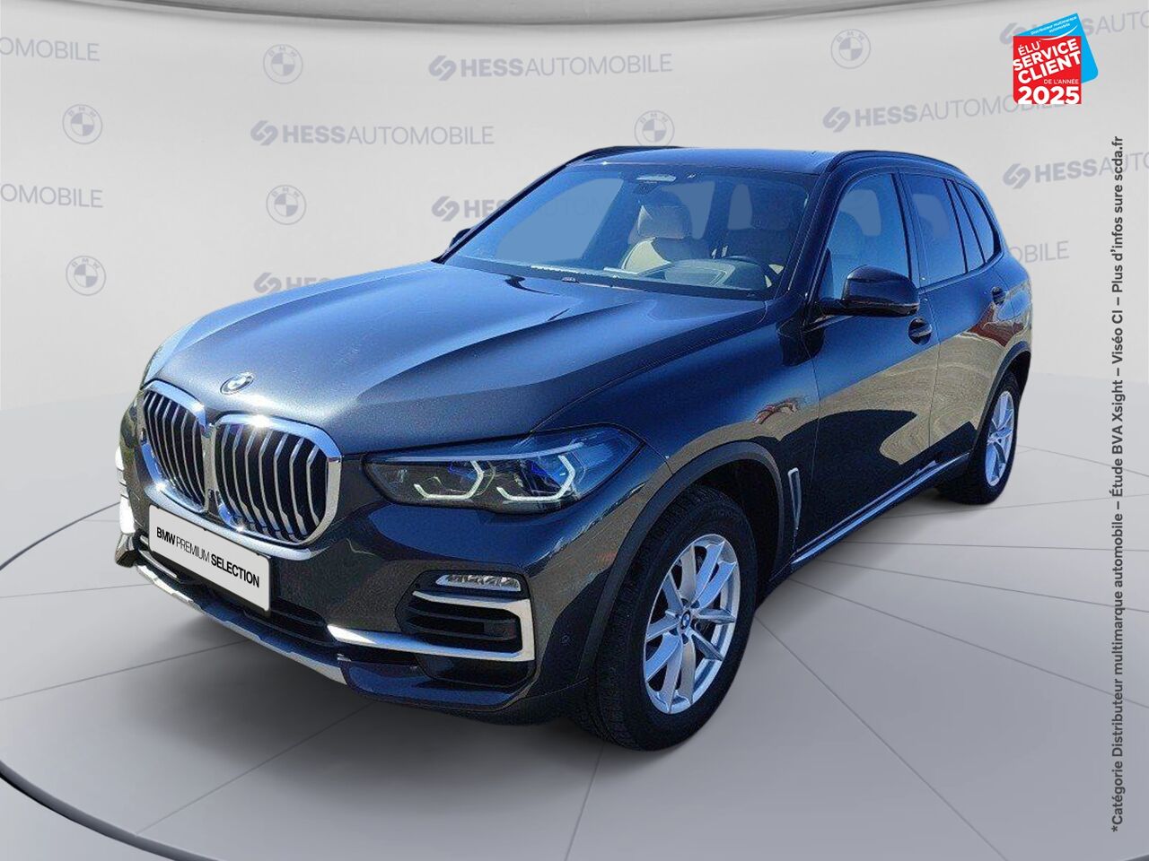 Véhicule d'occasion BMW X5 XDRIVE30D 286CH XLINE SIEGES CHAUF/CUIR VOLANT CHAUF GPS CAMERA CARPLAY chez Jaguar Nancy