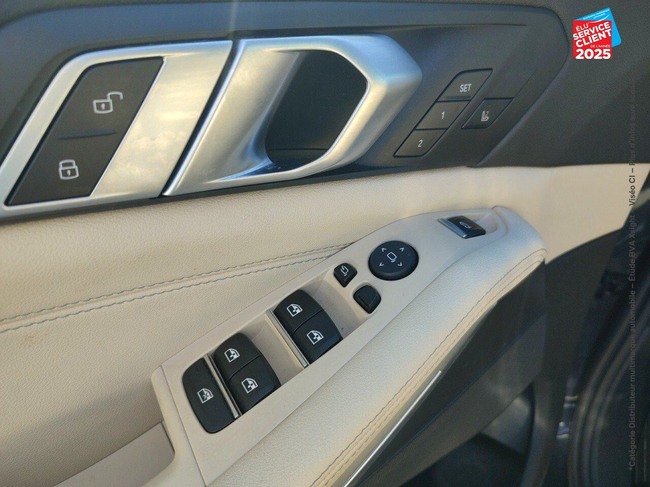 Véhicule d'occasion BMW X5 XDRIVE30D 286CH XLINE SIEGES CHAUF/CUIR VOLANT CHAUF GPS CAMERA CARPLAY chez Jaguar Nancy