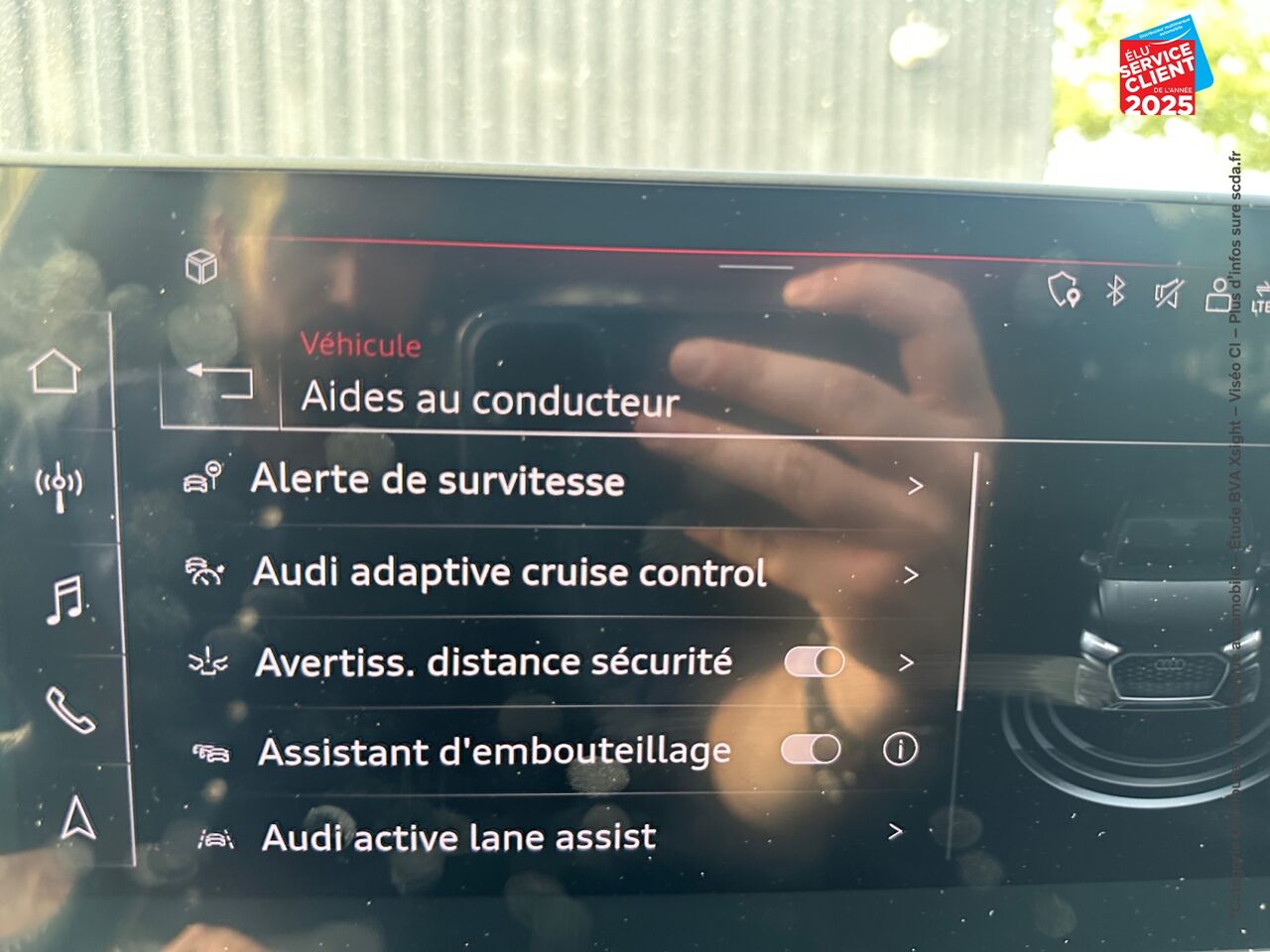 Véhicule d'occasion AUDI Q5 SPORTBACK 40 TDI MILD HYBRID 204CH S LINE QUATTRO S TRONIC 7 chez BMW Belfort