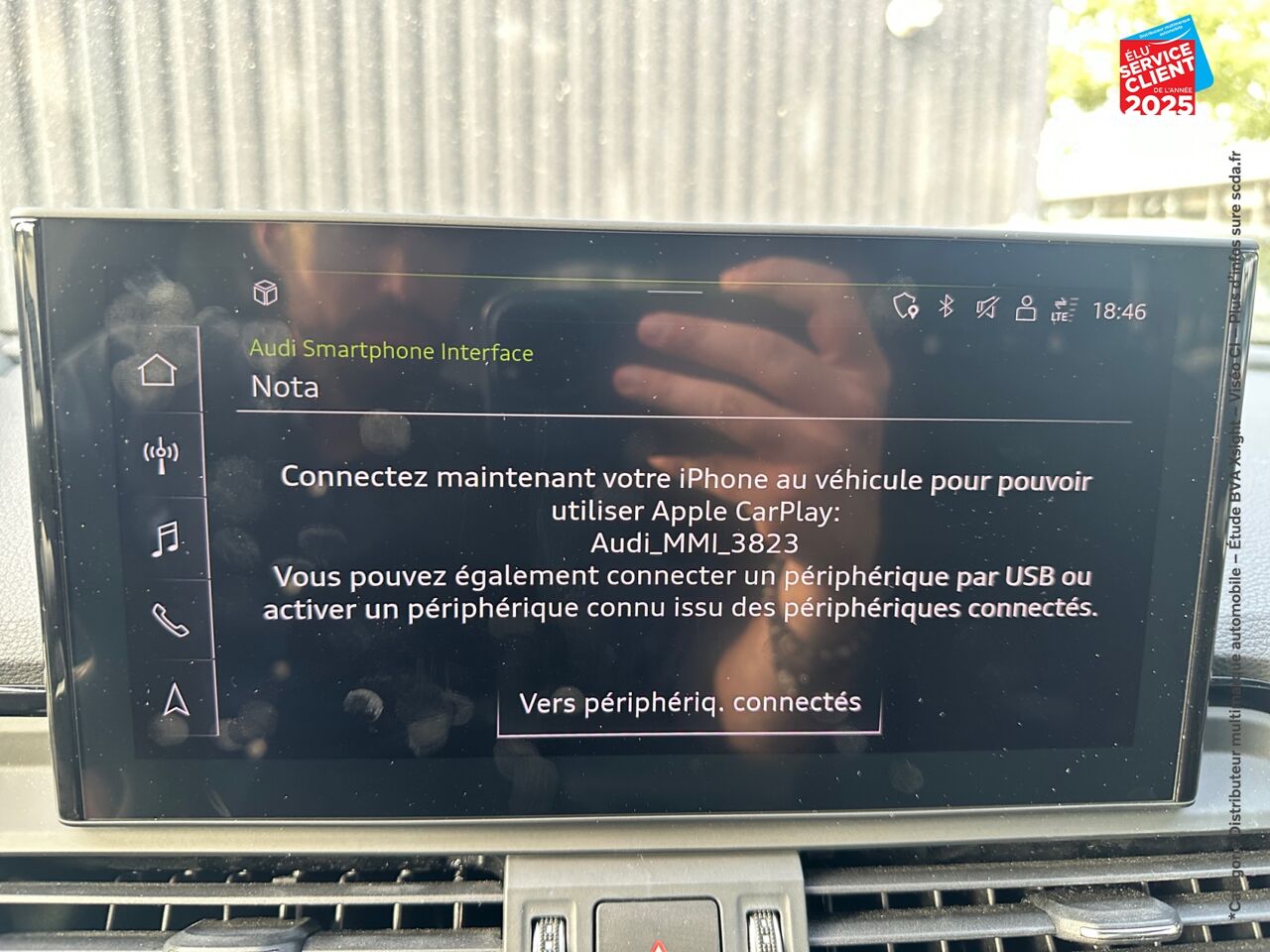 Véhicule d'occasion AUDI Q5 SPORTBACK 40 TDI MILD HYBRID 204CH S LINE QUATTRO S TRONIC 7 chez BMW Belfort