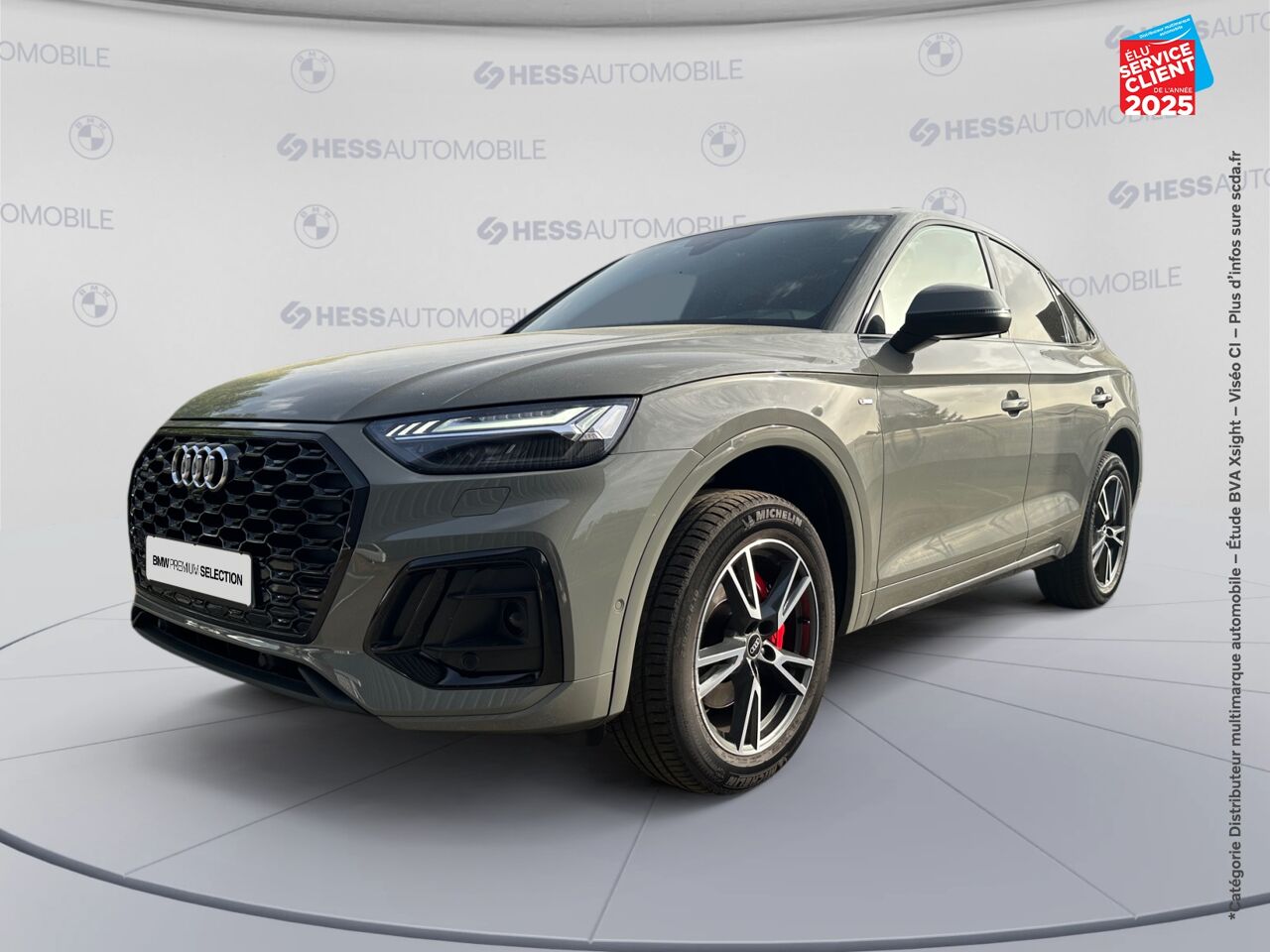 Véhicule d'occasion AUDI Q5 SPORTBACK 40 TDI MILD HYBRID 204CH S LINE QUATTRO S TRONIC 7 chez BMW Belfort