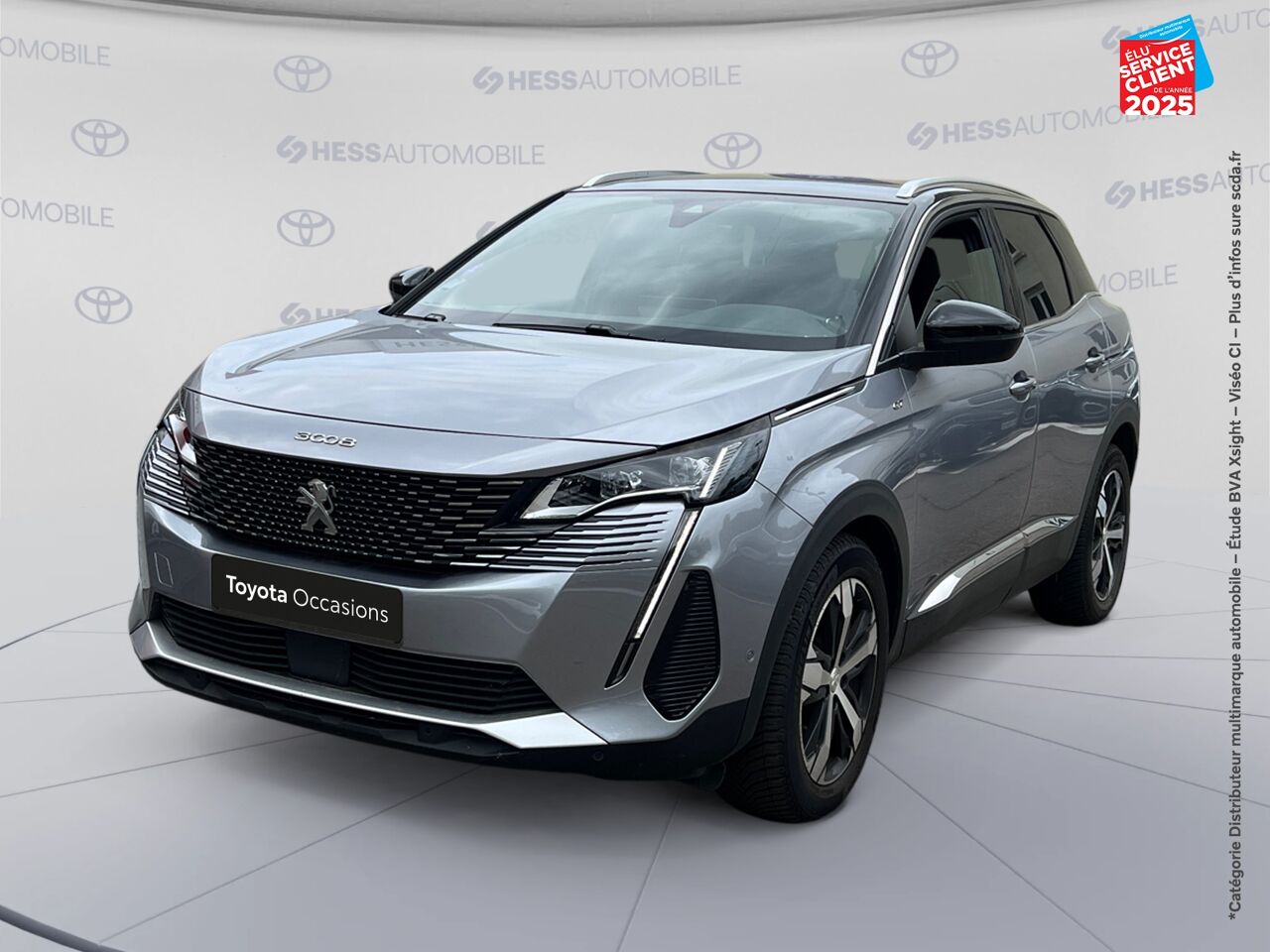 Véhicule d'occasion PEUGEOT 3008 1.2 PURETECH 130CH S/S GT EAT8 SIEGES CHAUF GPS CAMERA chez HESS Automobile
