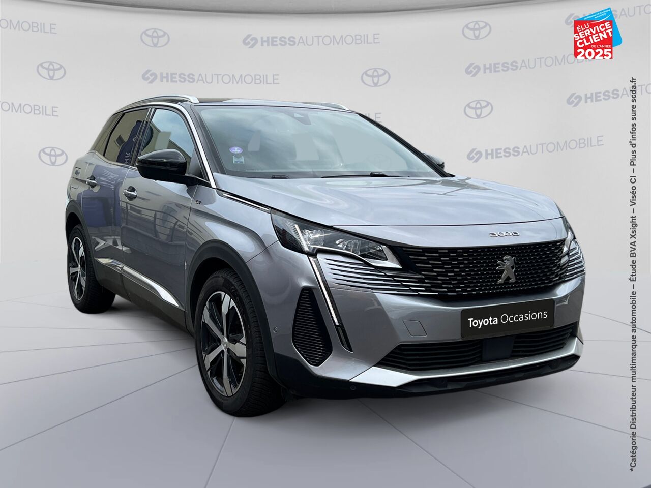 Véhicule d'occasion PEUGEOT 3008 1.2 PURETECH 130CH S/S GT EAT8 SIEGES CHAUF GPS CAMERA chez HESS Automobile