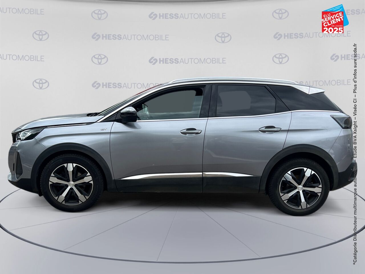 Véhicule d'occasion PEUGEOT 3008 1.2 PURETECH 130CH S/S GT EAT8 SIEGES CHAUF GPS CAMERA chez HESS Automobile