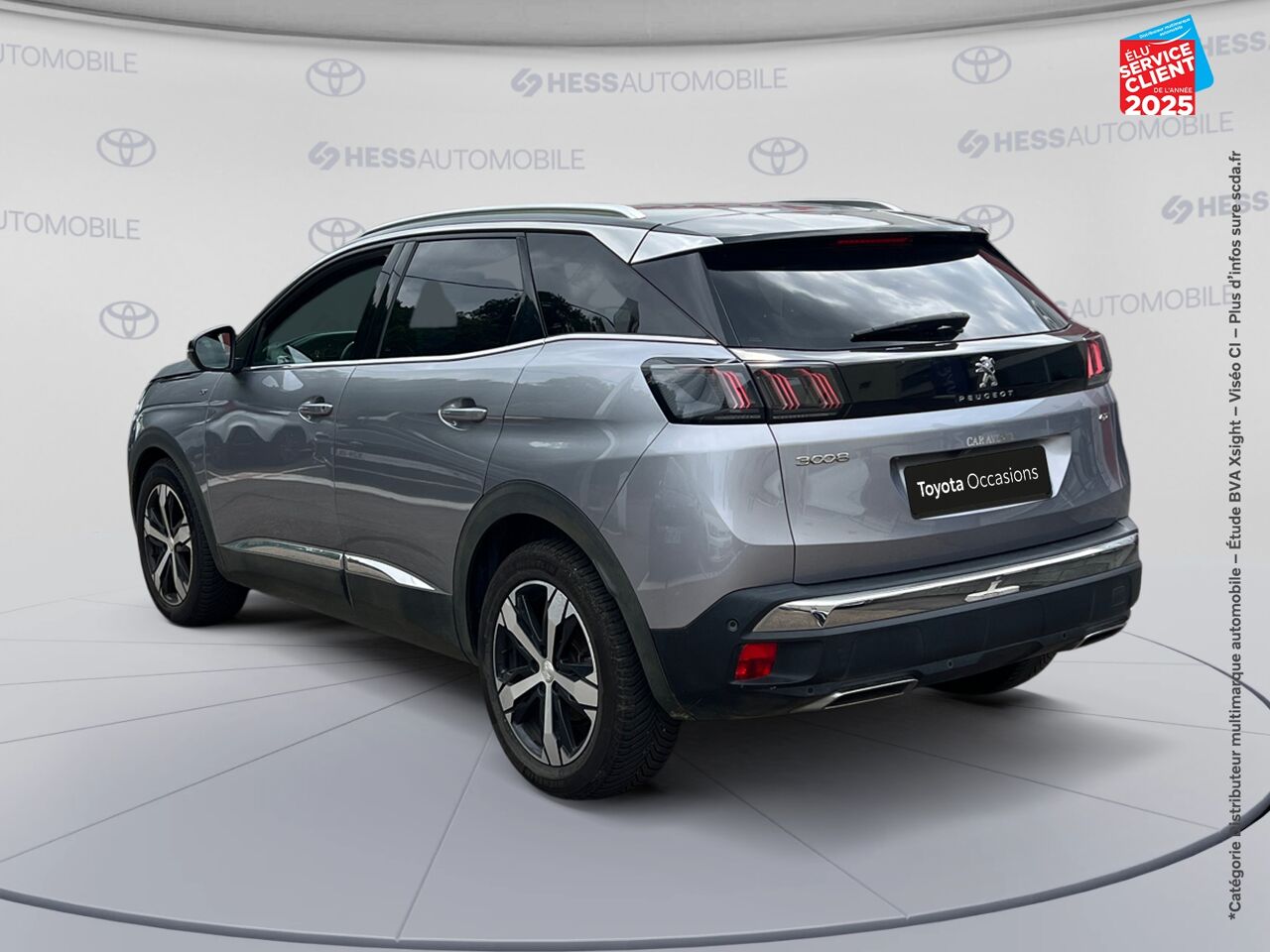 Véhicule d'occasion PEUGEOT 3008 1.2 PURETECH 130CH S/S GT EAT8 SIEGES CHAUF GPS CAMERA chez HESS Automobile