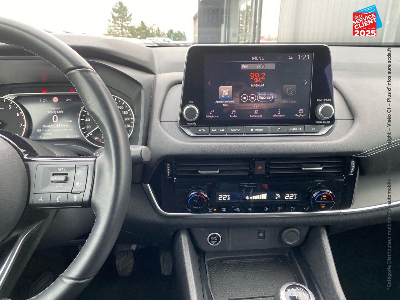 Véhicule d'occasion NISSAN QASHQAI 1.3 MILD HYBRID 140CH BUSINESS EDITION 2022 CAMERA chez Toyota Sarreguemines