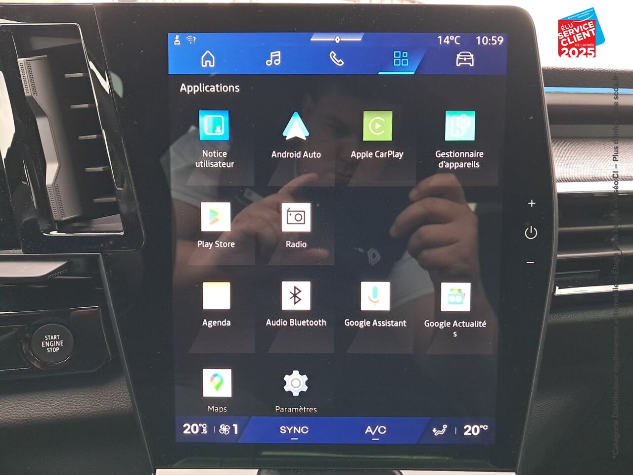 Véhicule d'occasion RENAULT AUSTRAL 1.2 E-TECH FULL HYBRID 200CH TECHNO - 24 chez Renault Colmar