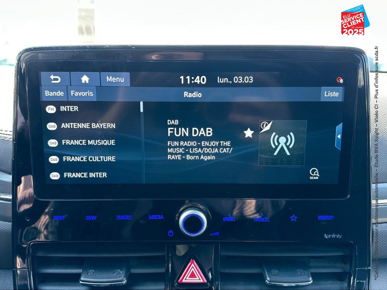 Véhicule d'occasion HYUNDAI IONIQ PLUG-IN 141CH CREATIVE 5CV GPS CAMERA chez Hyundai Epernay