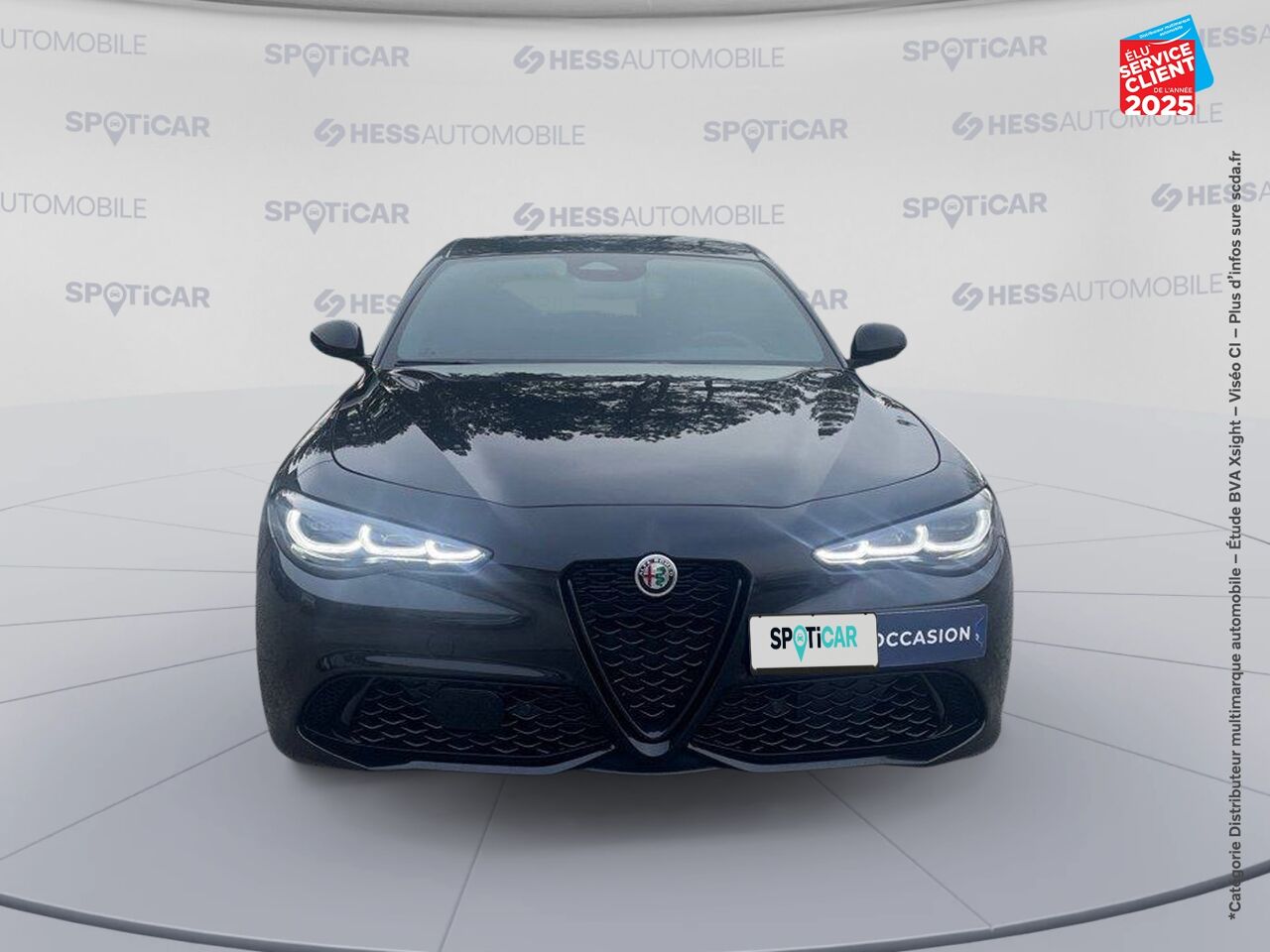 Véhicule d'occasion ALFA ROMEO GIULIA 2.2 DIESEL 160CH VELOCE AT8 chez MINI Lons-Le-Saunier