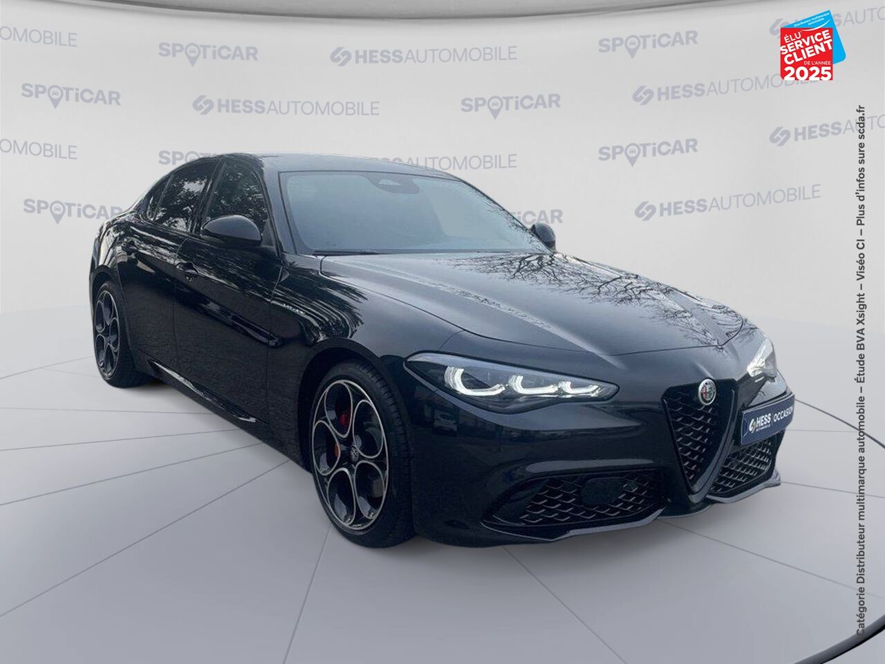 Véhicule d'occasion ALFA ROMEO GIULIA 2.2 DIESEL 160CH VELOCE AT8 chez MINI Lons-Le-Saunier