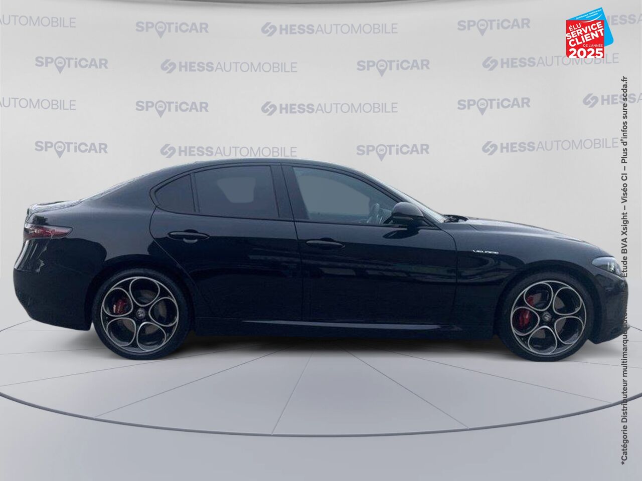 Véhicule d'occasion ALFA ROMEO GIULIA 2.2 DIESEL 160CH VELOCE AT8 chez MINI Lons-Le-Saunier