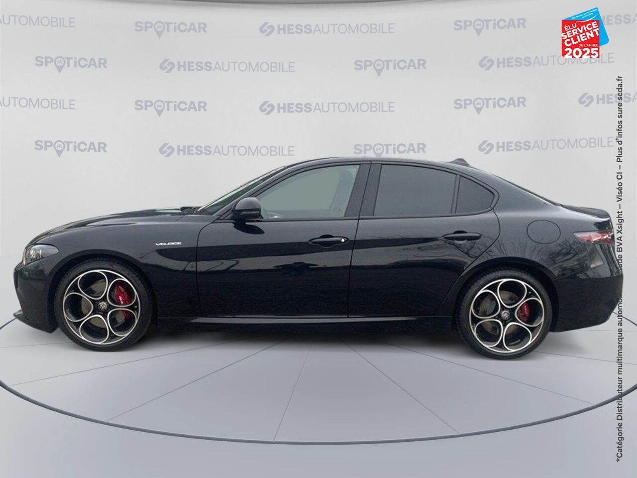 Véhicule d'occasion ALFA ROMEO GIULIA 2.2 DIESEL 160CH VELOCE AT8 chez MINI Lons-Le-Saunier