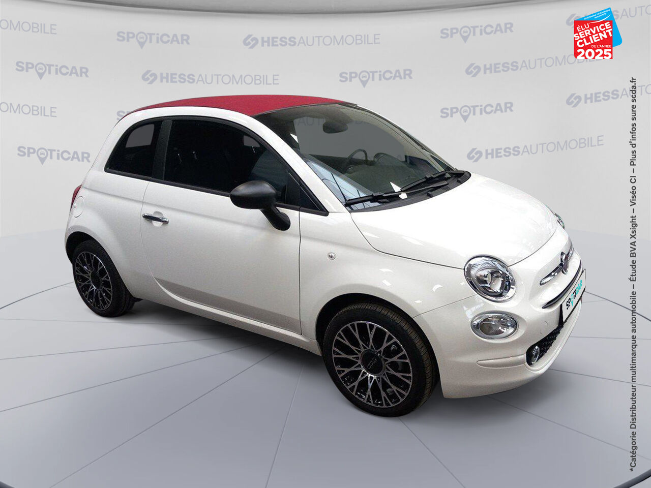 Véhicule d'occasion FIAT 500C 1.0 70CH BSG S/S chez Toyota Saint Dizier