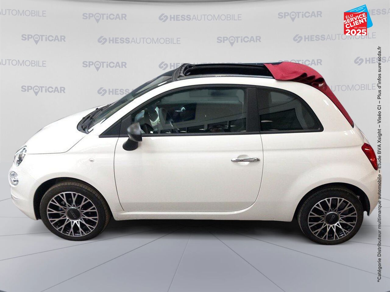 Véhicule d'occasion FIAT 500C 1.0 70CH BSG S/S chez Toyota Saint Dizier