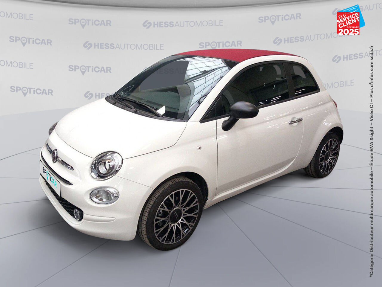 Véhicule d'occasion FIAT 500C 1.0 70CH BSG S/S chez Toyota Saint Dizier