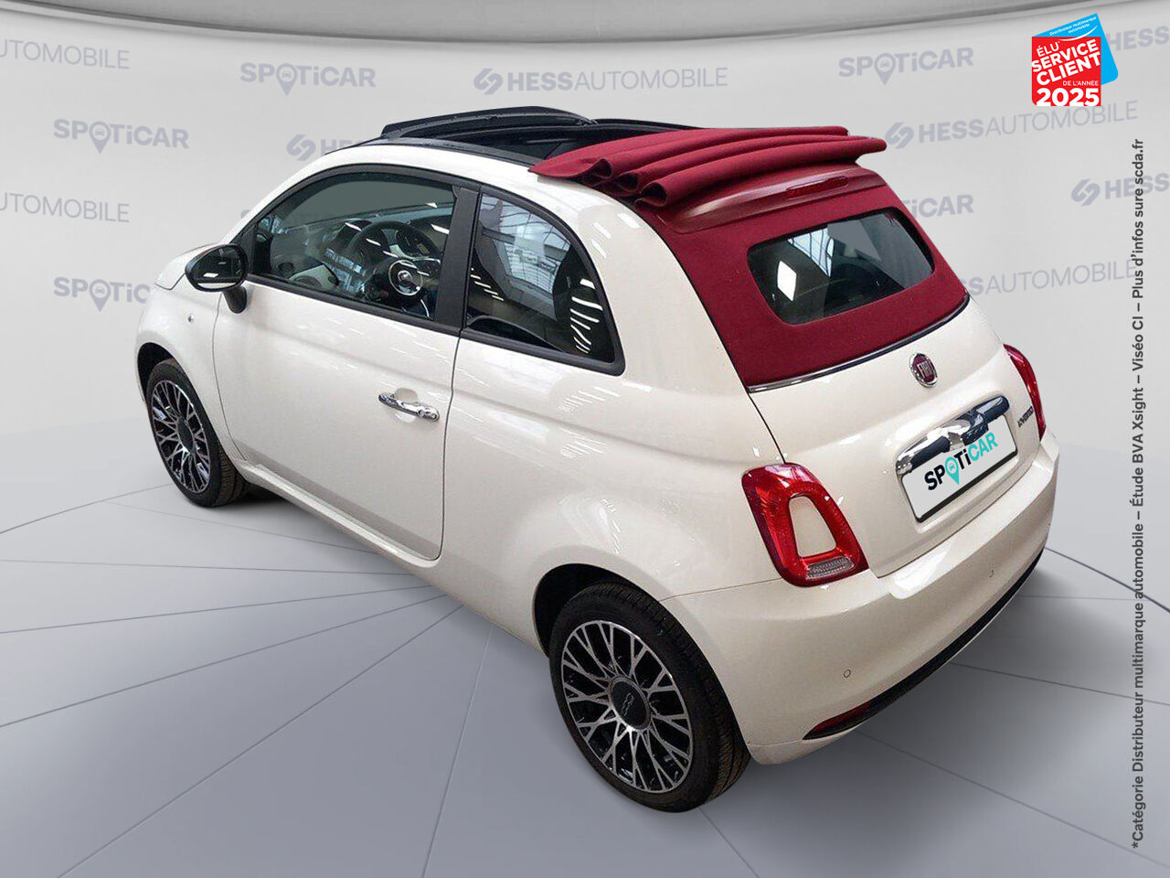 Véhicule d'occasion FIAT 500C 1.0 70CH BSG S/S chez Toyota Saint Dizier