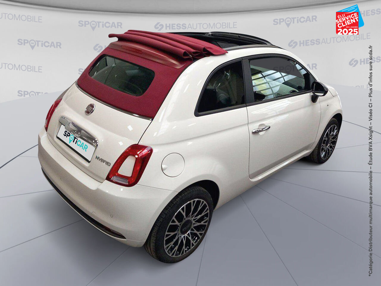 Véhicule d'occasion FIAT 500C 1.0 70CH BSG S/S chez Toyota Saint Dizier