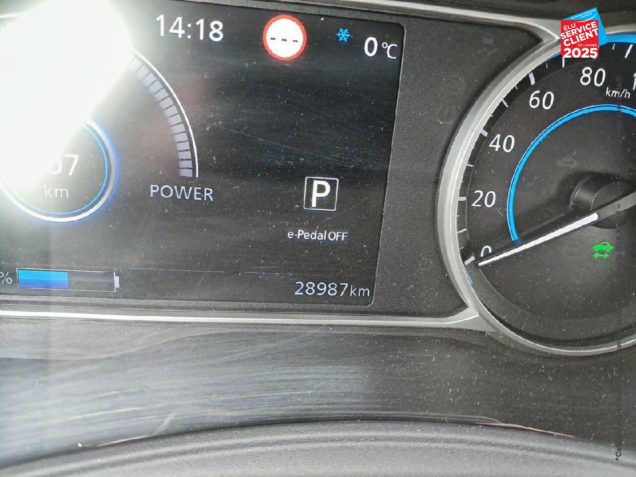 Véhicule d'occasion NISSAN LEAF 150CH 40KWH ACENTA 21.5 chez Nissan Belfort