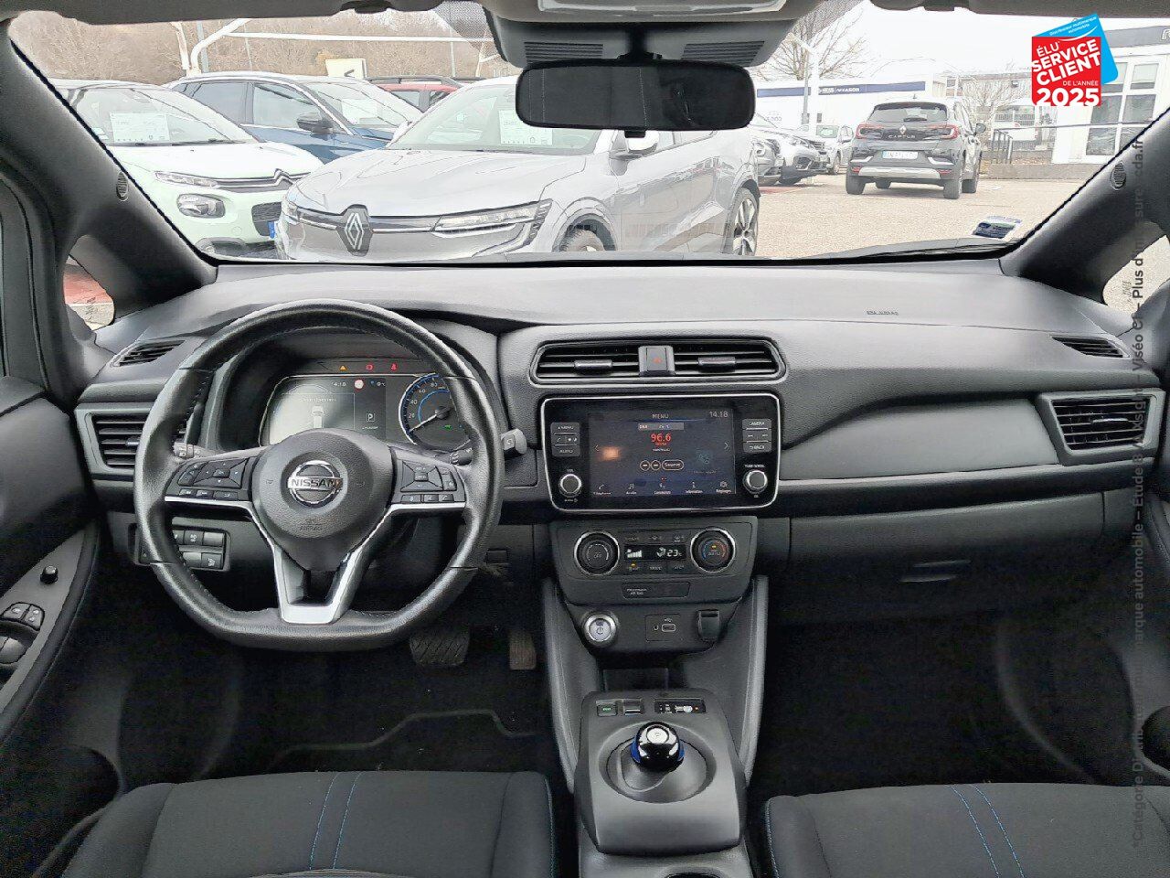 Véhicule d'occasion NISSAN LEAF 150CH 40KWH ACENTA 21.5 chez Nissan Belfort
