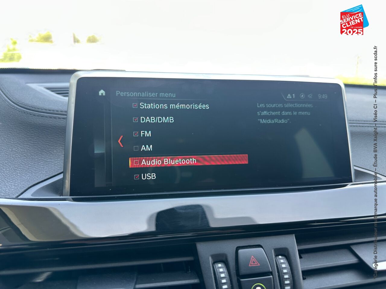 Véhicule d'occasion BMW X1 XDRIVE20DA 190CH XLINE SIEGES CHAUF GPS chez BMW Lons le Saunier