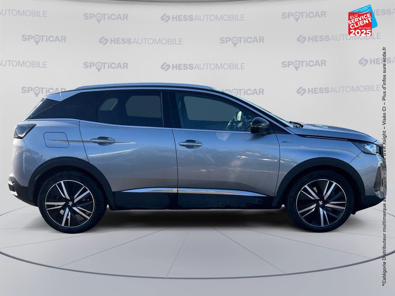 Véhicule d'occasion PEUGEOT 3008 HYBRID 225CH GT PACK E-EAT8 SIEGES CHAUF CAMERA CARPLAY chez Dacia Strasbourg