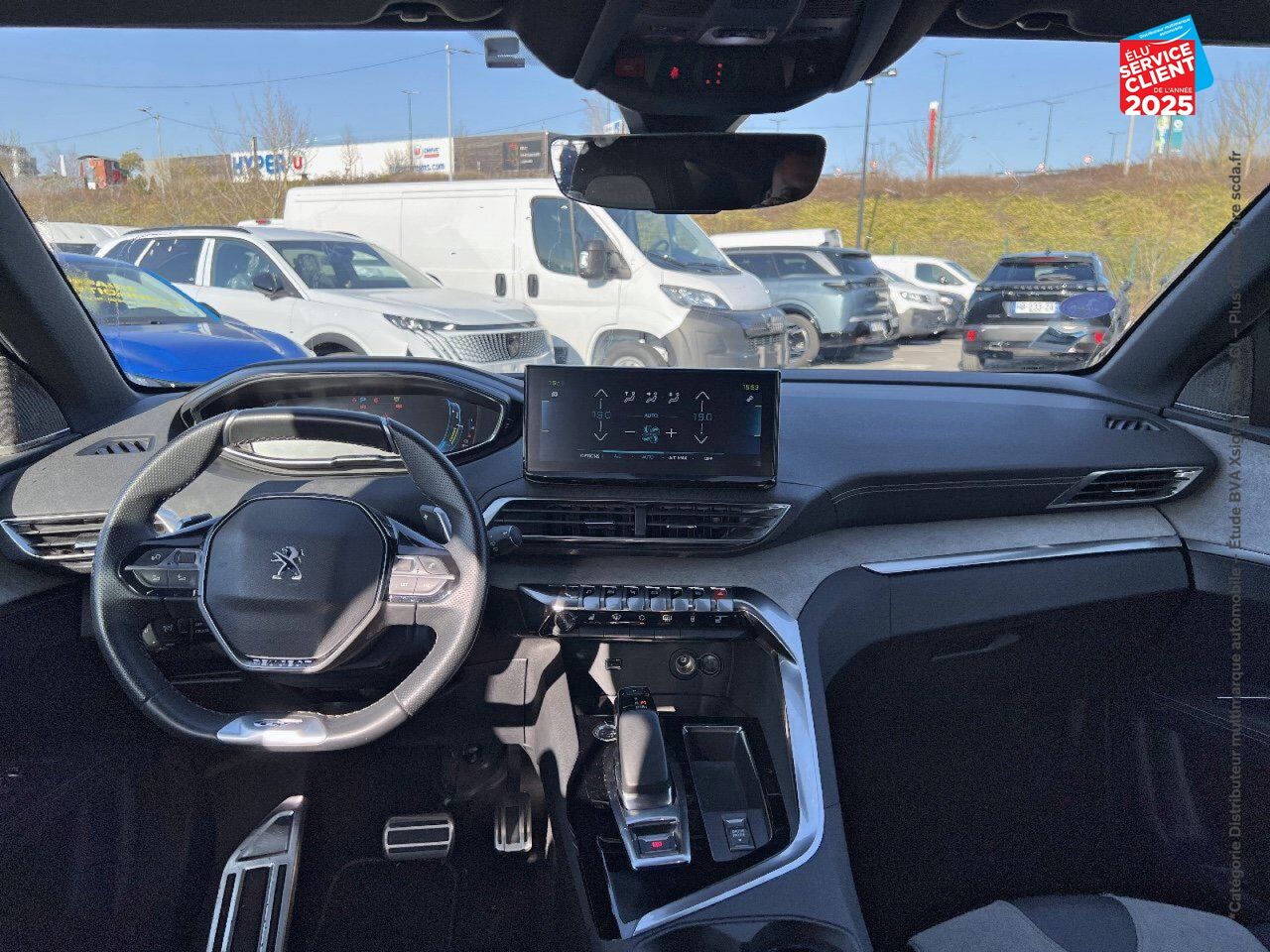 Véhicule d'occasion PEUGEOT 3008 HYBRID 225CH GT PACK E-EAT8 SIEGES CHAUF CAMERA CARPLAY chez Dacia Strasbourg
