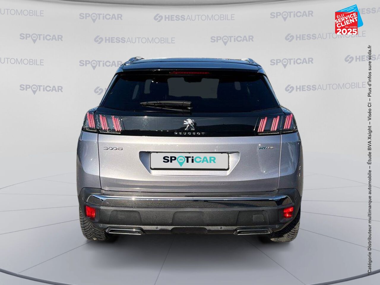 Véhicule d'occasion PEUGEOT 3008 HYBRID 225CH GT PACK E-EAT8 SIEGES CHAUF CAMERA CARPLAY chez Dacia Strasbourg