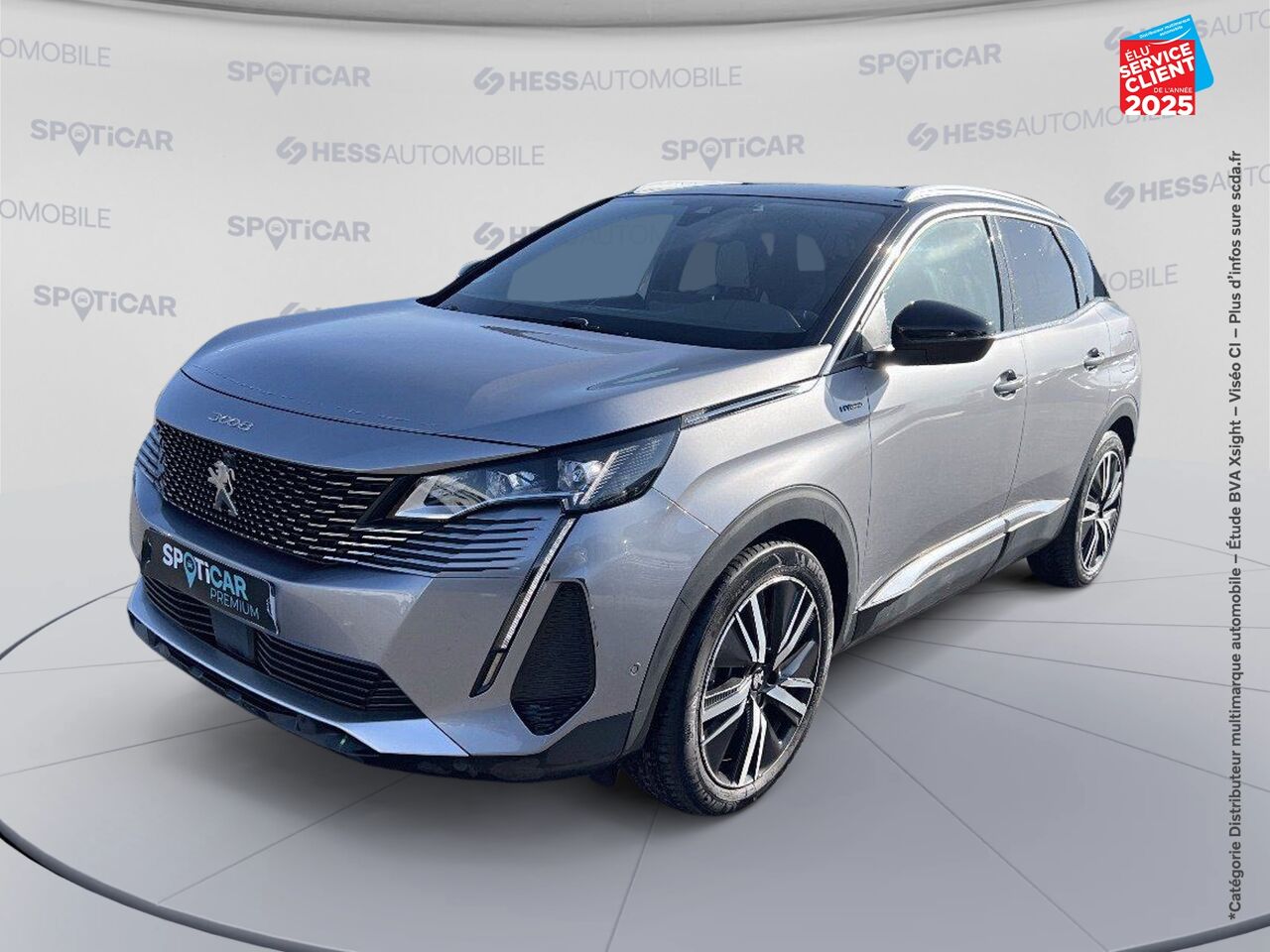 Véhicule d'occasion PEUGEOT 3008 HYBRID 225CH GT PACK E-EAT8 SIEGES CHAUF CAMERA CARPLAY chez Dacia Strasbourg