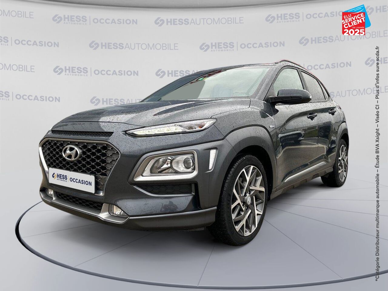 Véhicule d'occasion HYUNDAI KONA 1.6 GDI 141CH HYBRID CREATIVE DCT-6 CAMERA CARPLAY HUD chez Hyundai Reims
