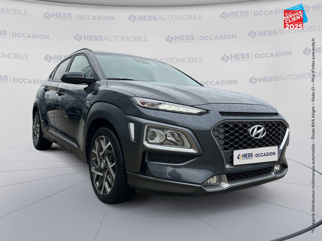Véhicule d'occasion HYUNDAI KONA 1.6 GDI 141CH HYBRID CREATIVE DCT-6 CAMERA CARPLAY HUD chez Hyundai Reims