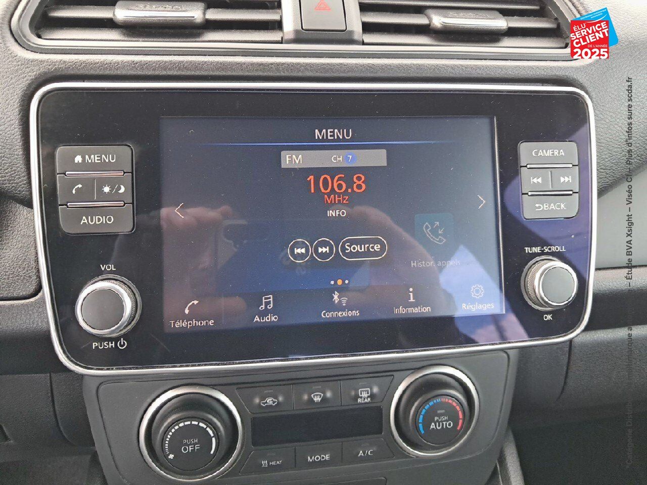 Véhicule d'occasion NISSAN LEAF 150CH 40KWH ACENTA 22 chez Renault Sélestat