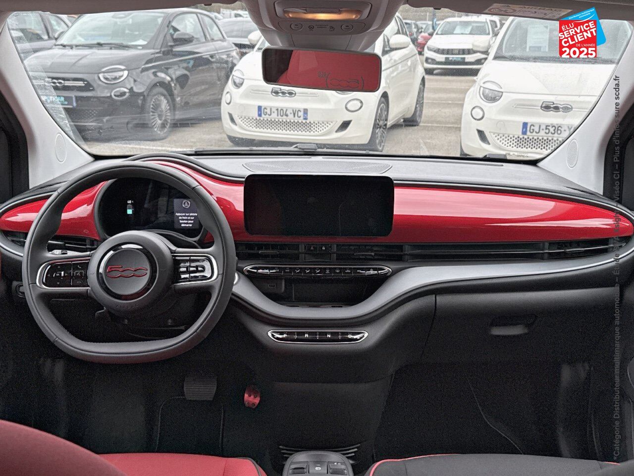 Véhicule d'occasion FIAT 500 E 95CH RED STEP1 GPS CAMERA chez Renault Sélestat