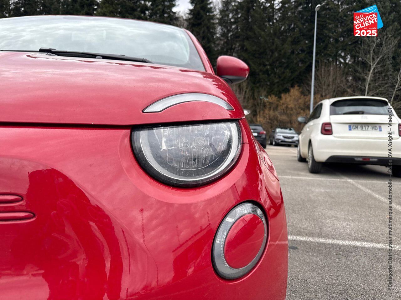 Véhicule d'occasion FIAT 500 E 95CH RED STEP1 GPS CAMERA chez Renault Sélestat