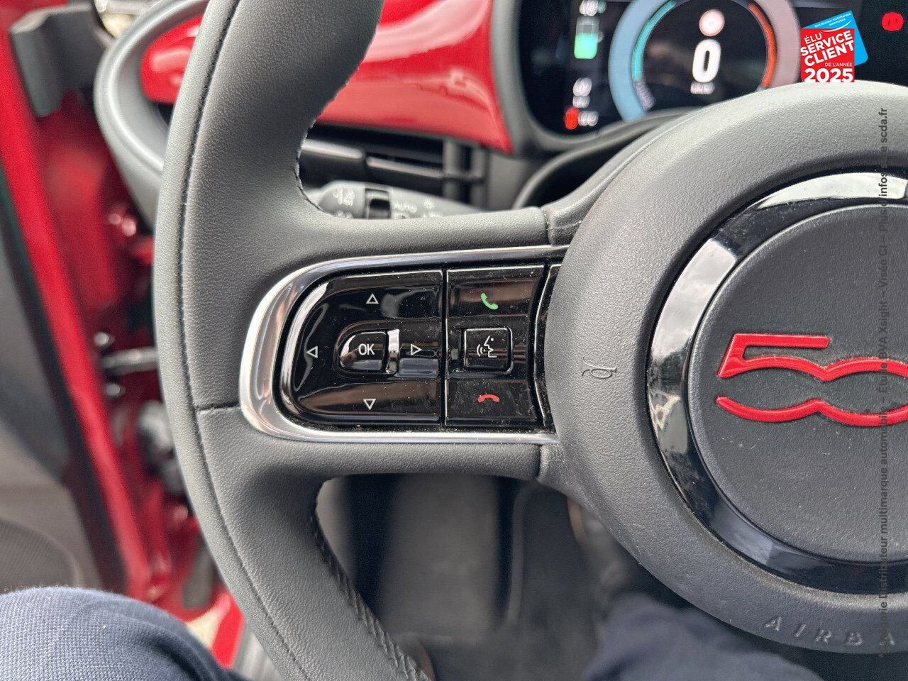 Véhicule d'occasion FIAT 500 E 95CH RED STEP1 GPS CAMERA chez Renault Sélestat