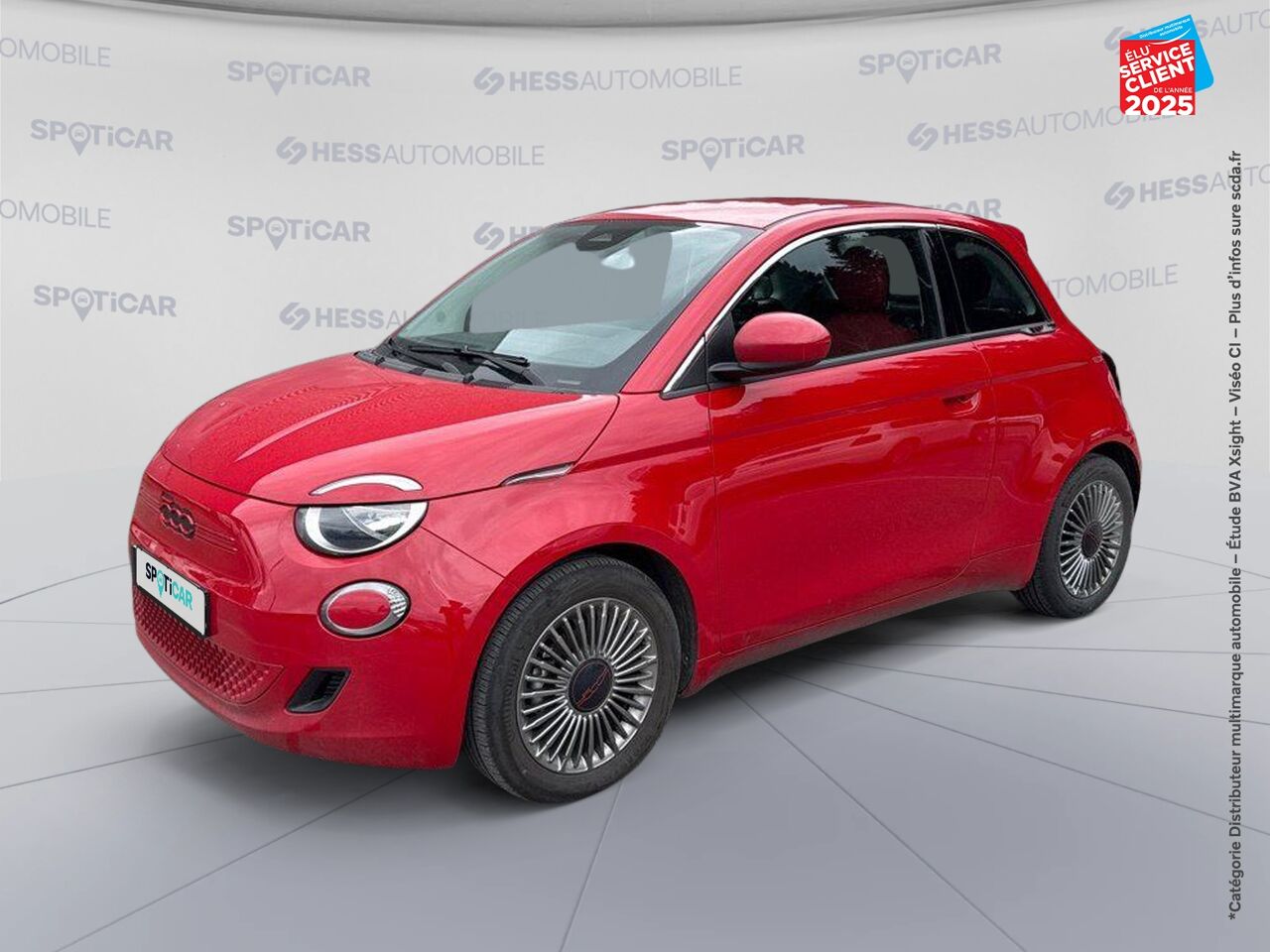Véhicule d'occasion FIAT 500 E 95CH RED STEP1 GPS CAMERA chez Renault Sélestat