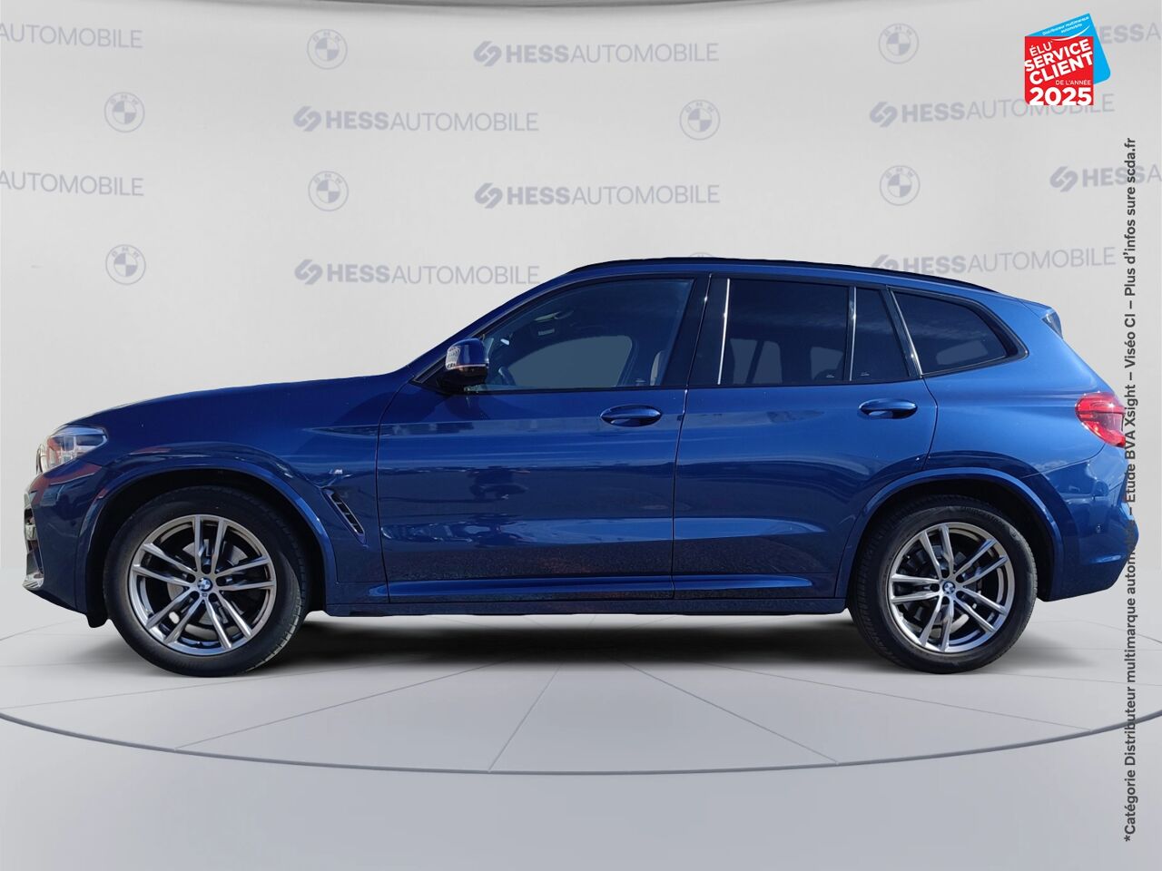 Véhicule d'occasion BMW X3 SDRIVE18DA 150CH M SPORT TOUVRANT SIEGE CHAUF CUIR CAMERA GPS chez Hyundai Chalons