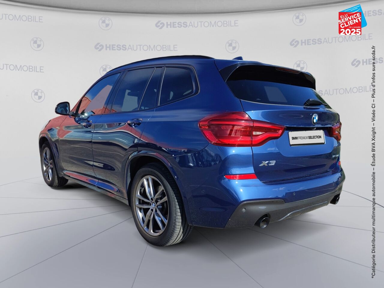 Véhicule d'occasion BMW X3 SDRIVE18DA 150CH M SPORT TOUVRANT SIEGE CHAUF CUIR CAMERA GPS chez Hyundai Chalons