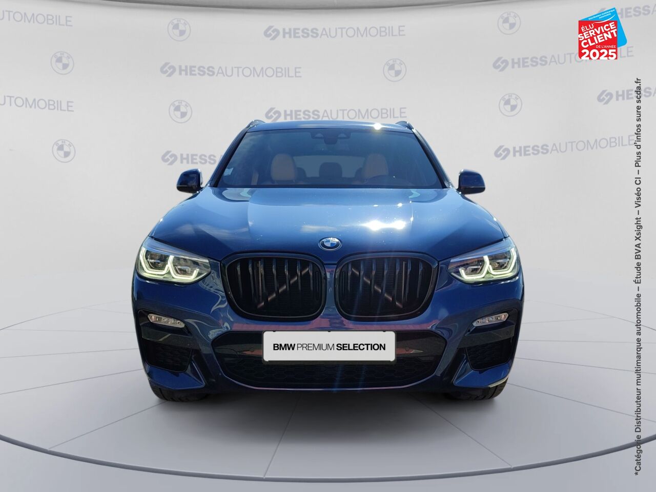 Véhicule d'occasion BMW X3 SDRIVE18DA 150CH M SPORT TOUVRANT SIEGE CHAUF CUIR CAMERA GPS chez Hyundai Chalons