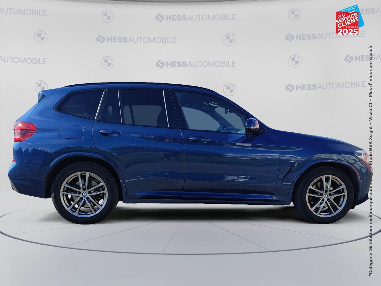 Véhicule d'occasion BMW X3 SDRIVE18DA 150CH M SPORT TOUVRANT SIEGE CHAUF CUIR CAMERA GPS chez Hyundai Chalons