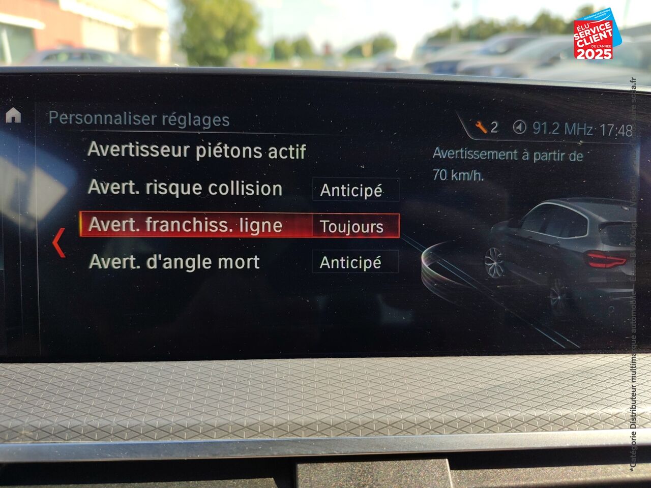 Véhicule d'occasion BMW X3 SDRIVE18DA 150CH M SPORT TOUVRANT SIEGE CHAUF CUIR CAMERA GPS chez Hyundai Chalons