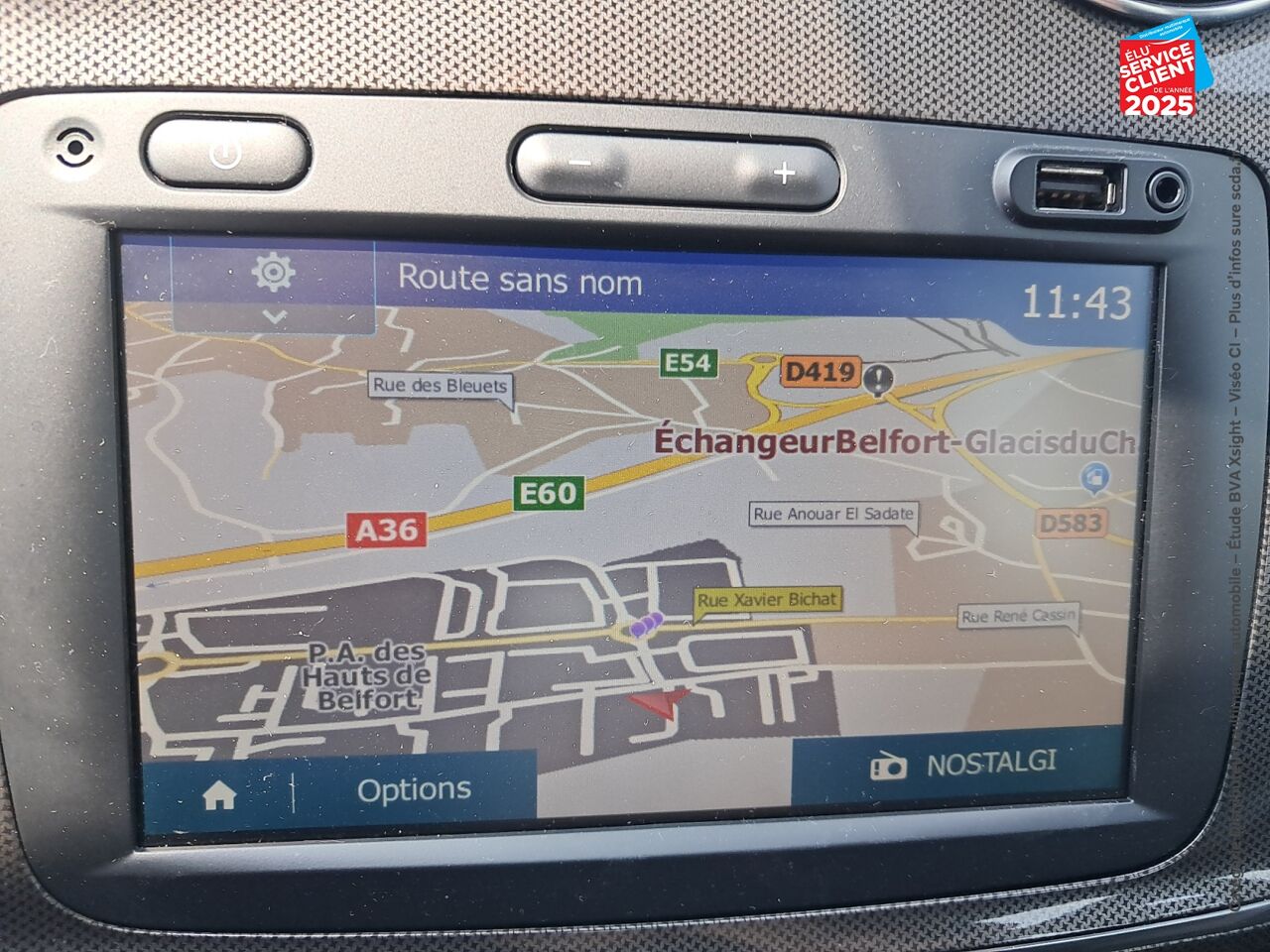 Véhicule d'occasion DACIA SANDERO 0.9 TCE 90CH STEPWAY - 20 GPS chez Dacia Belfort