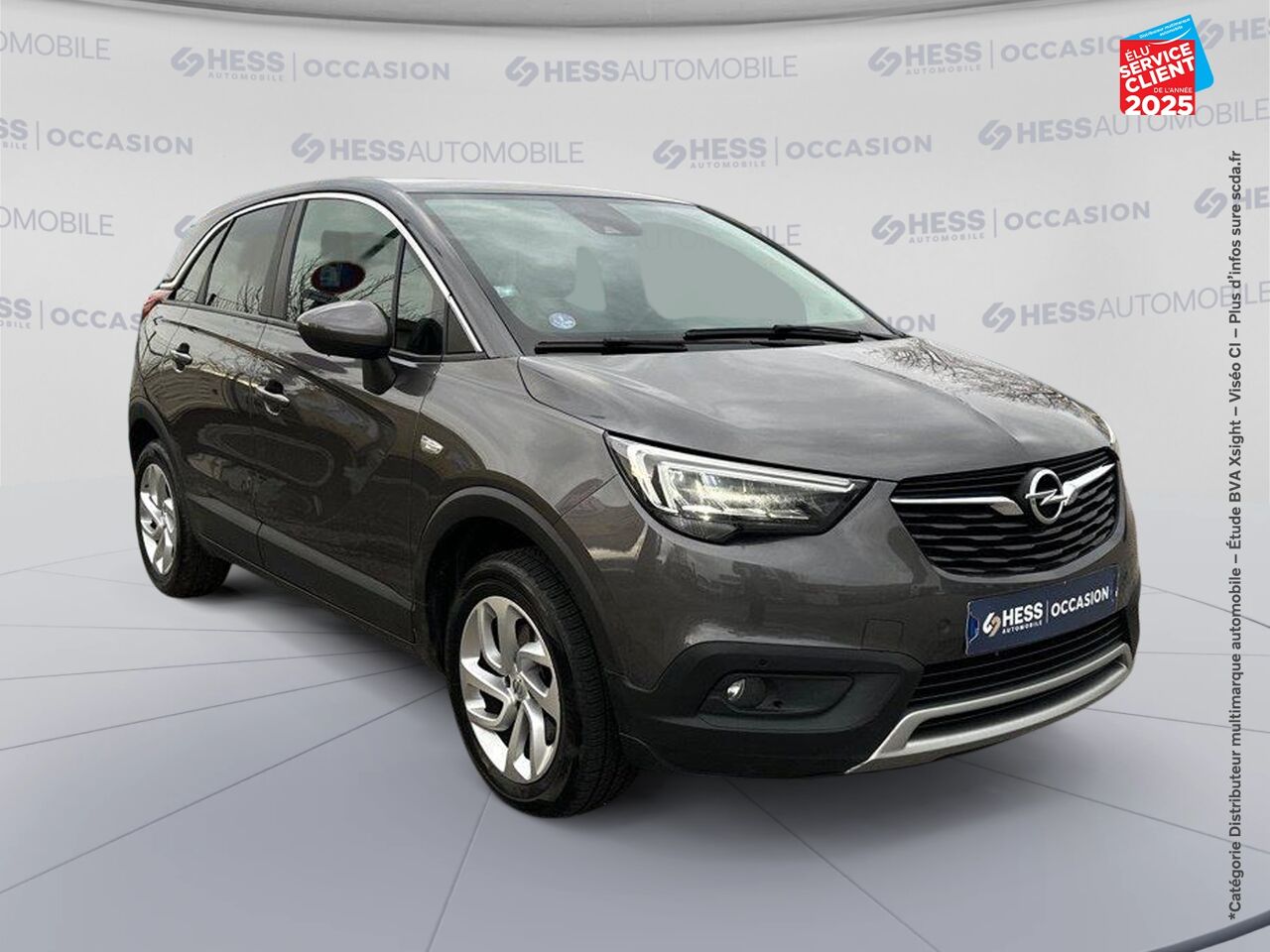 Véhicule d'occasion OPEL CROSSLAND X 1.2 TURBO 130CH ELEGANCE BVA EURO 6D-T GPS CAMERA chez Toyota Sarreguemines