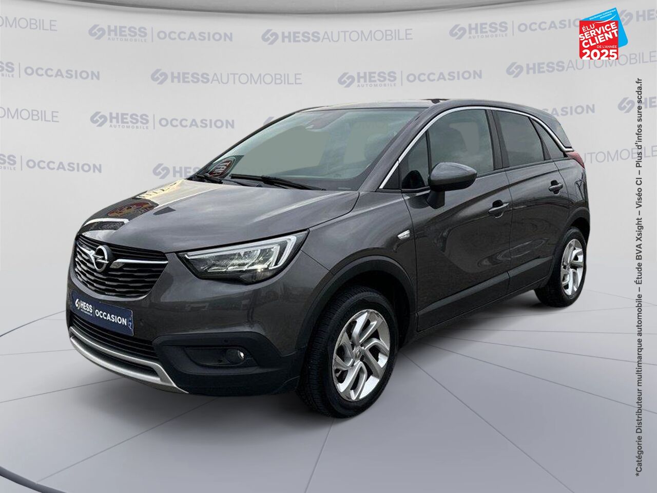 Véhicule d'occasion OPEL CROSSLAND X 1.2 TURBO 130CH ELEGANCE BVA EURO 6D-T GPS CAMERA chez Toyota Sarreguemines