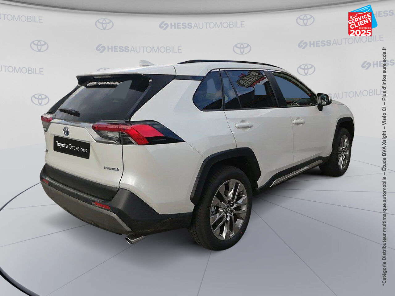 Véhicule d'occasion TOYOTA RAV4 2.5 HYBRIDE 218CH LOUNGE 2WD MY24 chez Renault Colmar