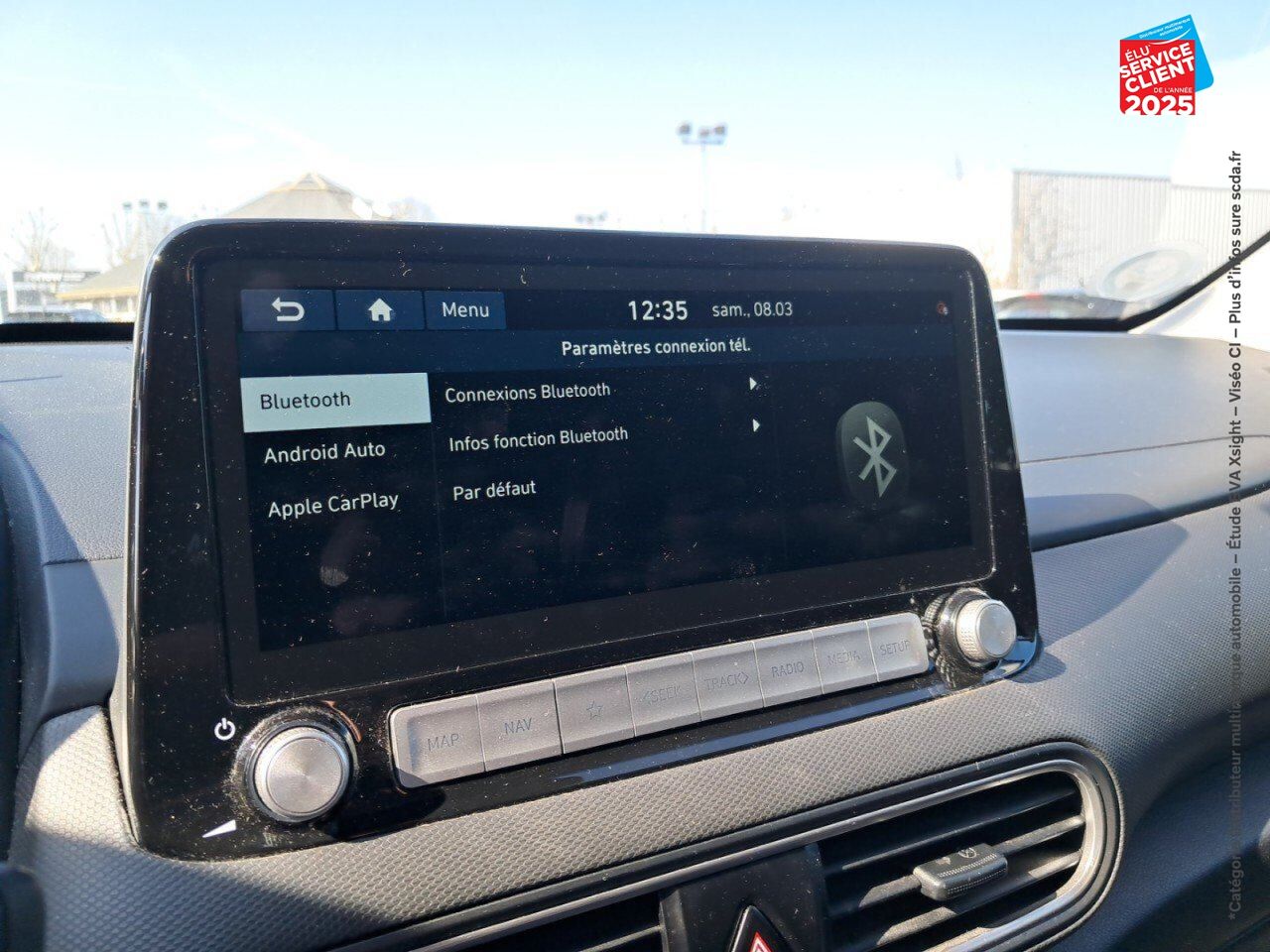 Véhicule d'occasion HYUNDAI KONA ELECTRIC 39KWH - 136CH CREATIVE chez Hyundai Chalons