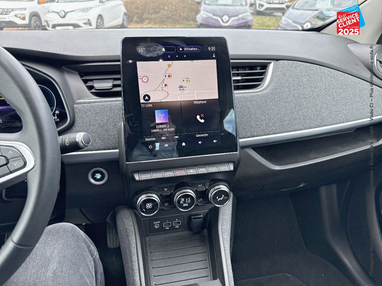 Véhicule d'occasion RENAULT ZOE E-TECH TECHNO CHARGE NORMALE R135 ACHAT INTEGRAL - 22 GPS CAMERA chez Toyota Bar le Duc